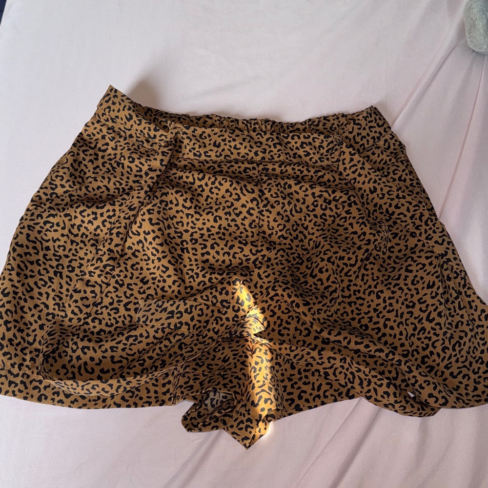 Miami Animal Print Skirt in Brown and Black